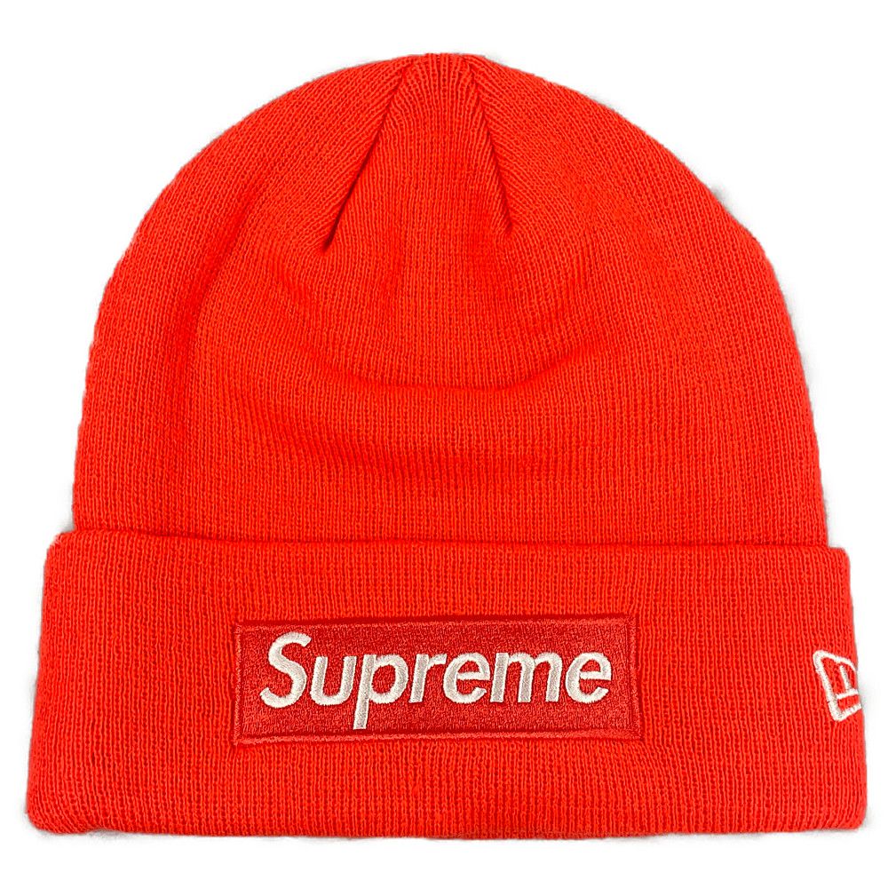 送料込み supreme New Era Box Logo Beanie RED