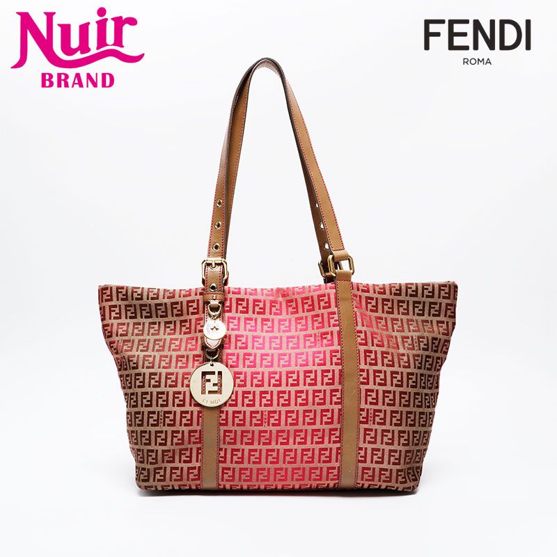 FENDI フェンディ ショルダーバッグ キャンバス ズッキーノ