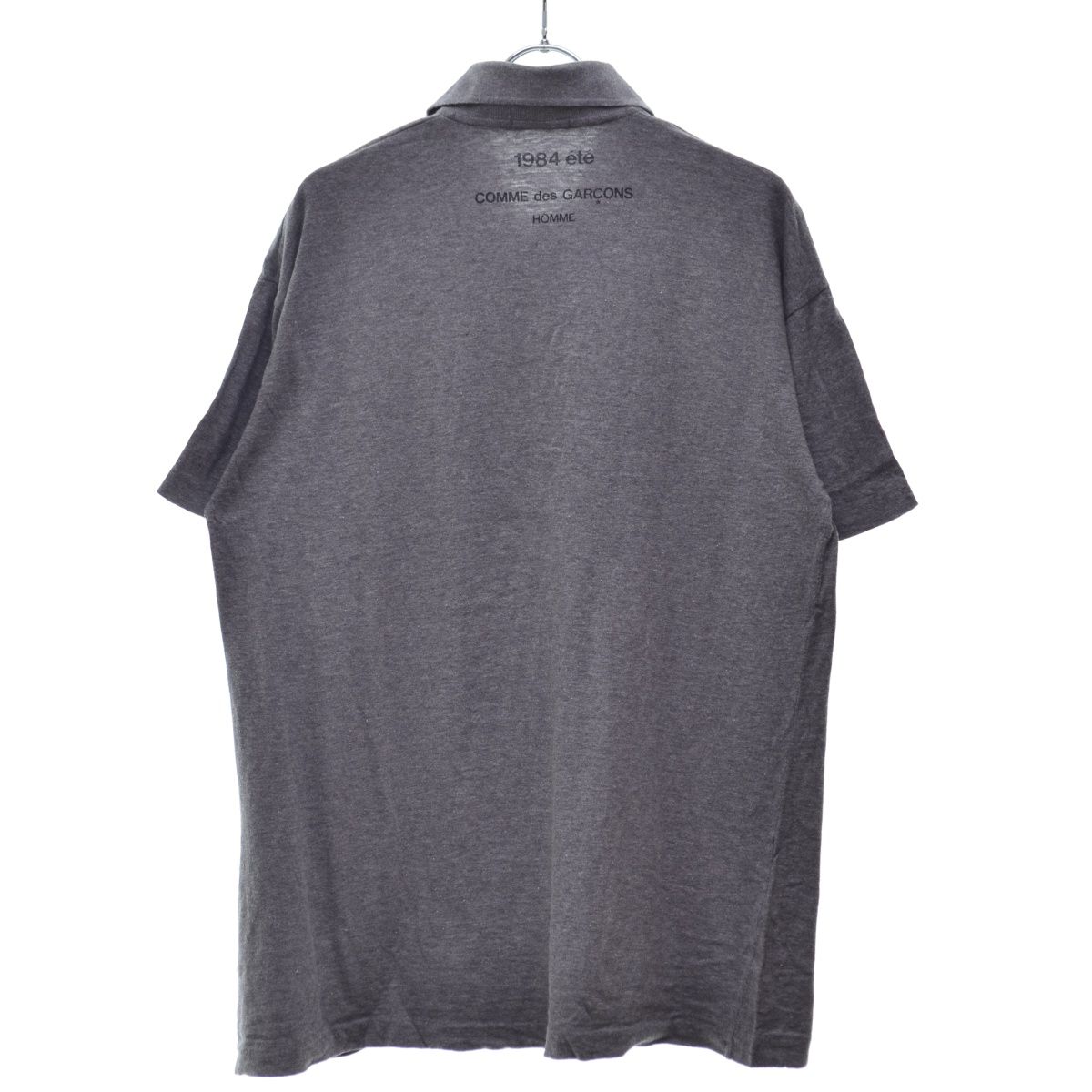 COMMEdesGARCONSHOMME】80s archive HT-020130 バックロゴ半袖