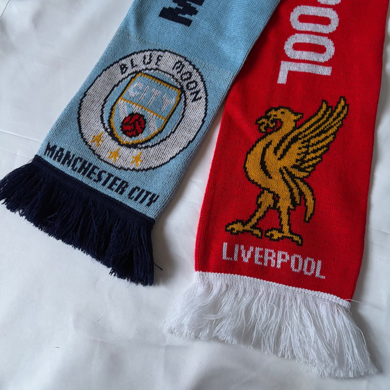 マンチェスター・シティ & リバプール マフラー MANCHESTER CITY VS LIVERPOOL Football Muffler マンチェスター