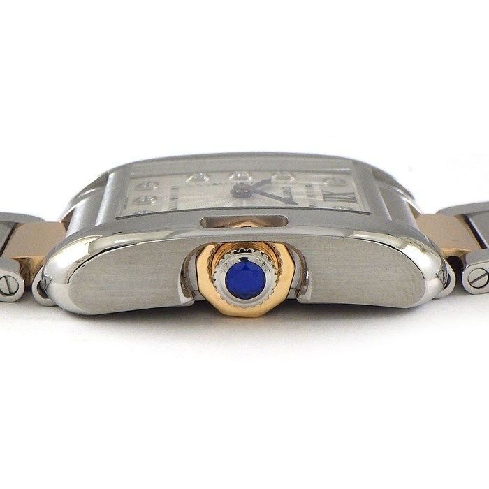 カルティエ Cartier 腕時計 タンク アングレーズ SM WT100024 シルバー  