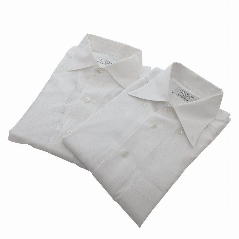 【美品】TOMORROWLAND PILGRIM ドレスシャツ トゥモローランド TOMORROWLAND PILGRIM ワイシャツ ドレス