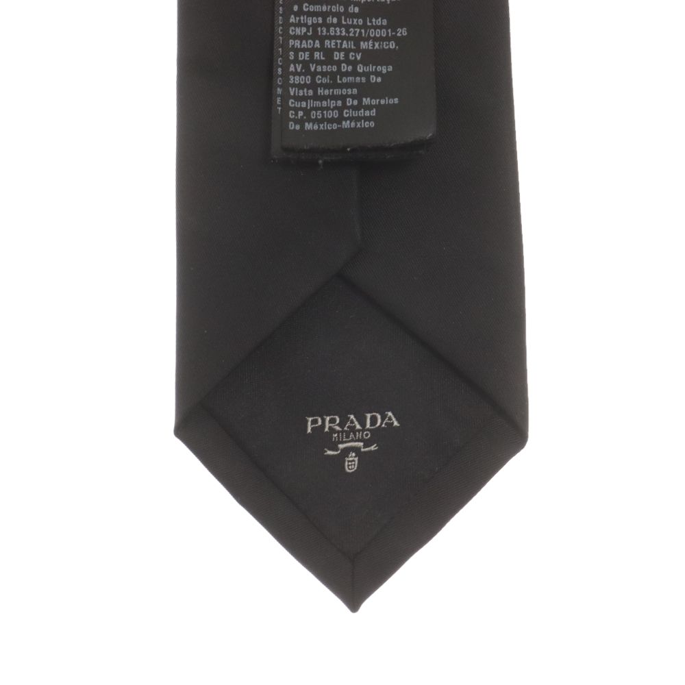 PRADA (プラダ) Re-Nylon リナイロン 三角ロゴプレート ネクタイ