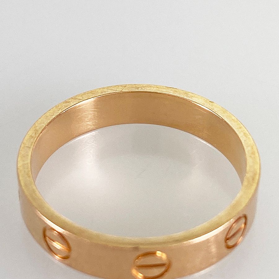 カルティエ CARTIER ミニラブ K18PG 12号(52) リング sss【中古  