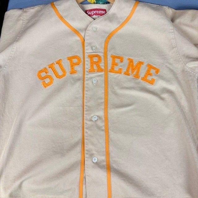 Supreme 初期 90年代 ベースボールシャツ 07060112 01 色落ち