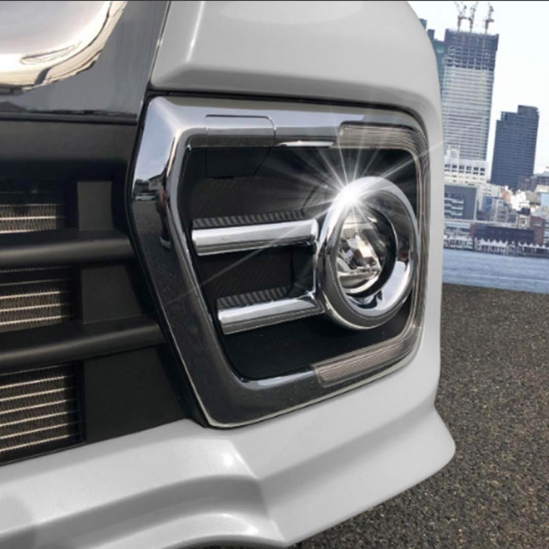 スペーシアカスタム　フォグ　グリル　ガーニッシュ　セット　MK53S　H100 スペーシアカスタム フォグ グリル ガーニッシュ セット MK53S H100