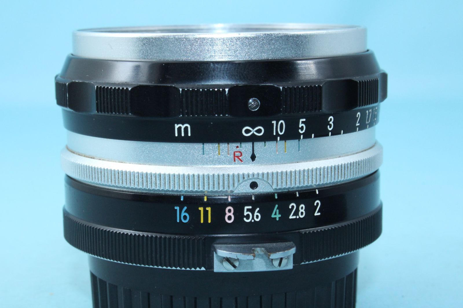 希少 NIKON NIKKOR-S Auto 50mm 5cm F2 PAT.PEND 9枚絞り R刻印 チック