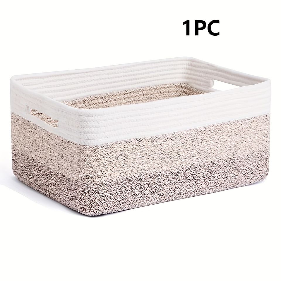 織物収納バスケット｜衣類 おもちゃ整理に