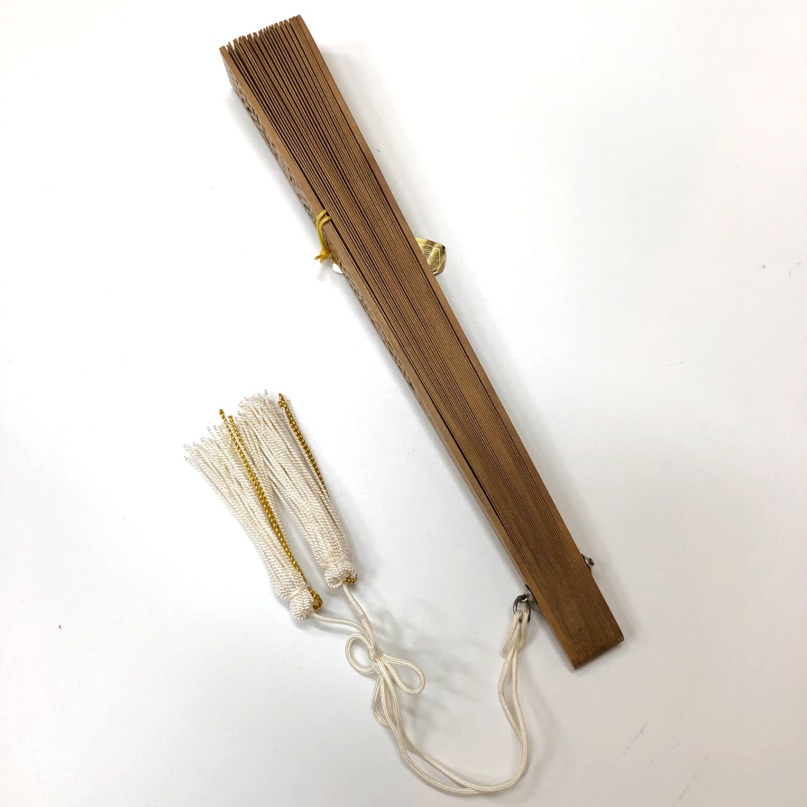 原木白檀扇子