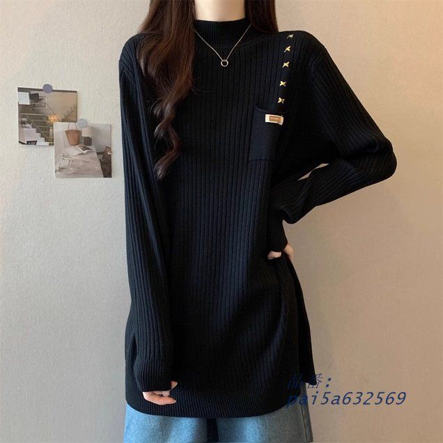 ニットセーター レディース ニットセーター 長袖 ニットセーター おしゃれ ニットセーター ニットトップス ネック レディース タートルネック トップス pai5a632569