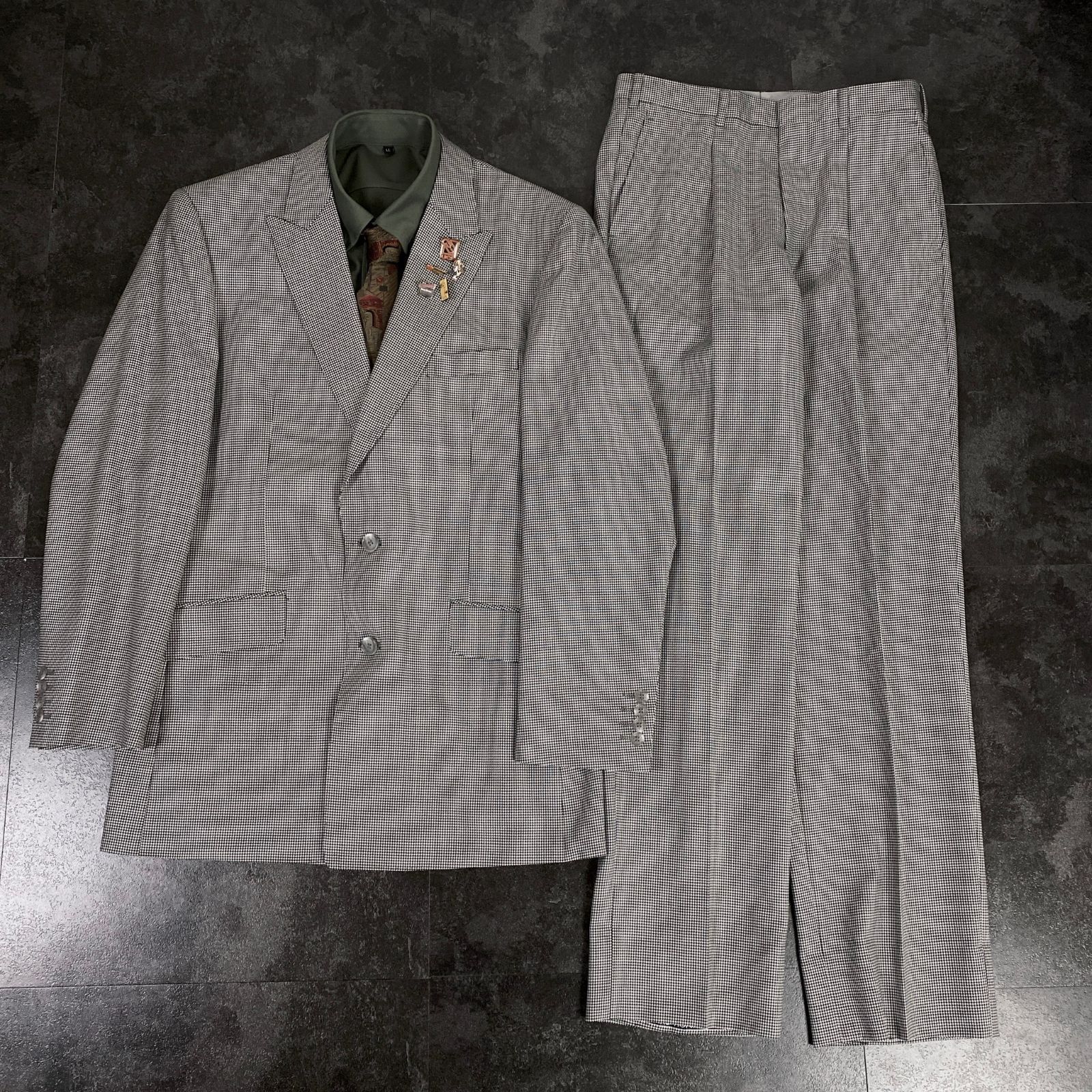 JAPANESE VINTAGE】5点セット シングルスーツ セットアップ