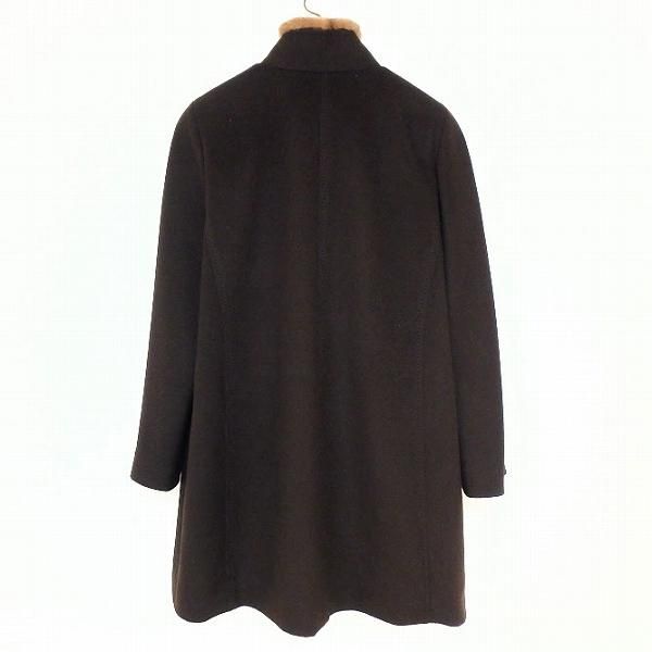 レディース #wnc レリアン Leilian コート 11 焦げ茶 ハーフコート 