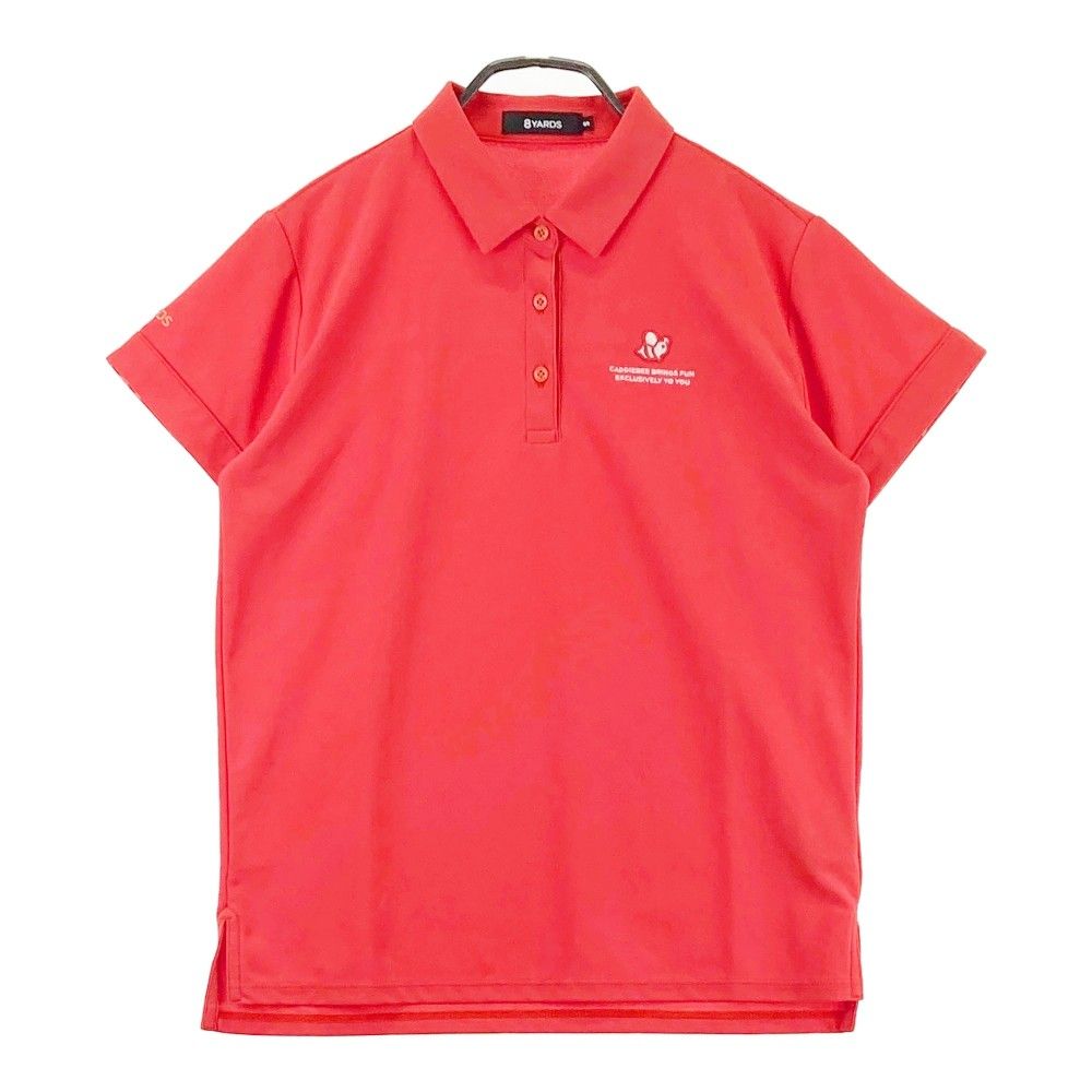 【美品】ゴルフウェア　8 YARDS レディース　ポロシャツ　サイズM 8YARDS / Women's Backslash MockNeck | White