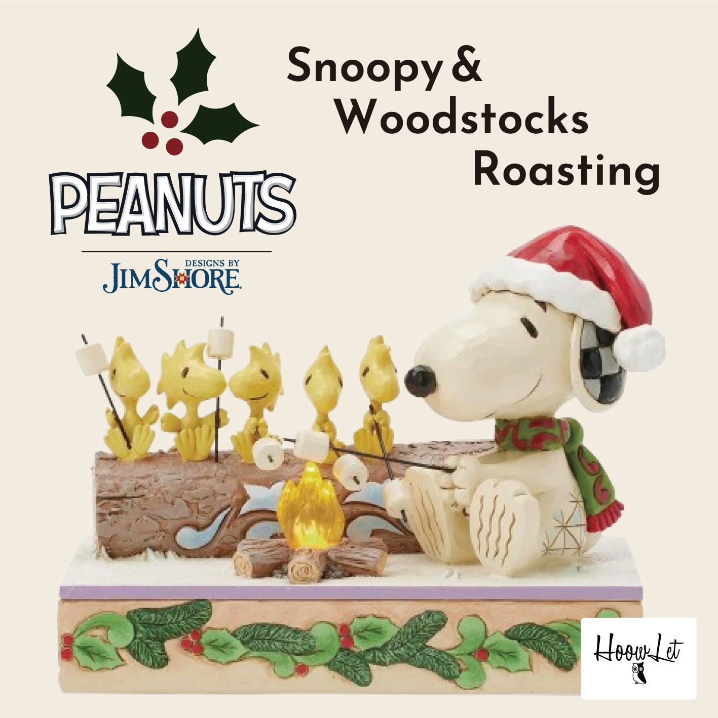ジムショア クリスマス スヌーピー&ウッドストック ロースティング