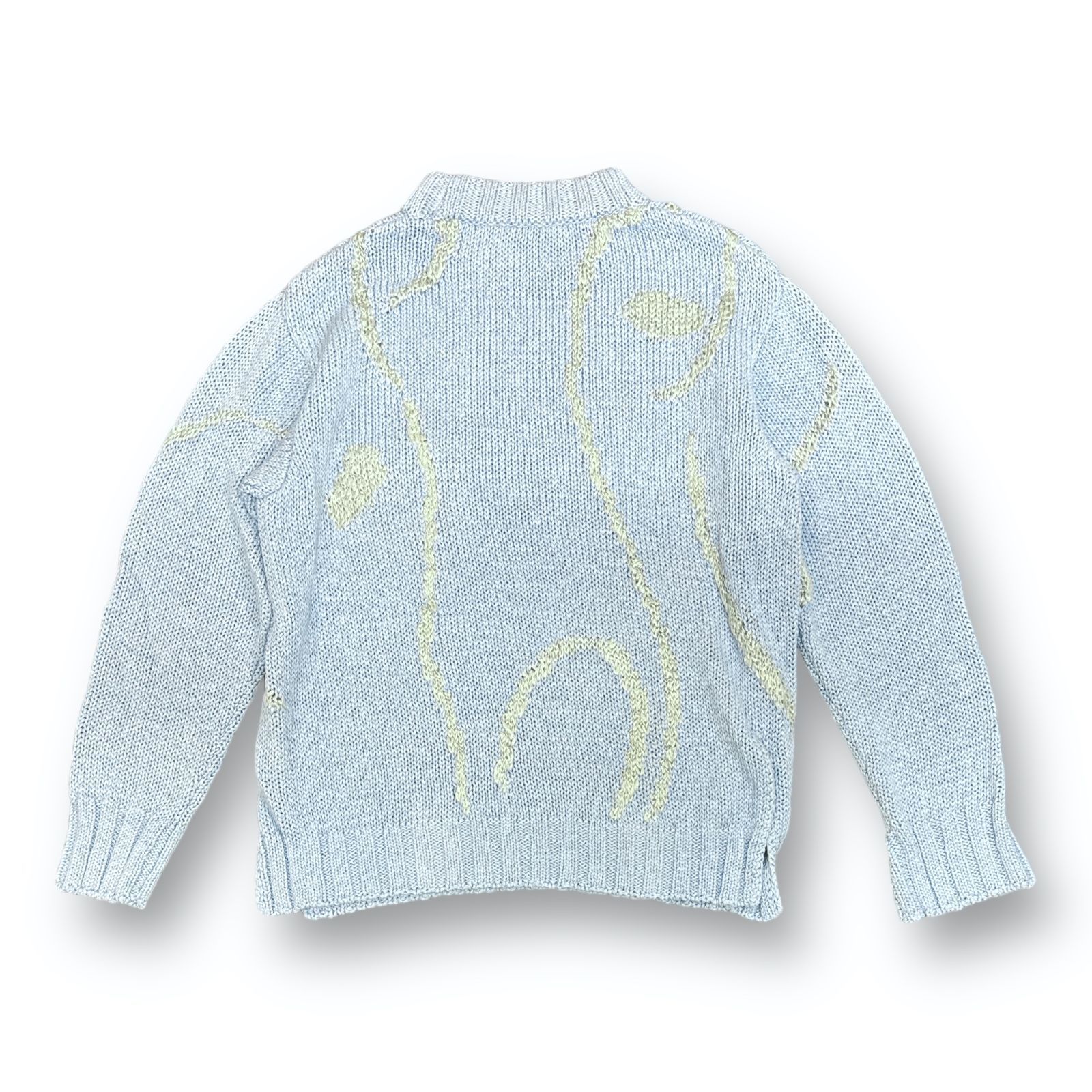 定価38500円 新品 saby INTARSIA C/N KNIT クルーネック ニット 