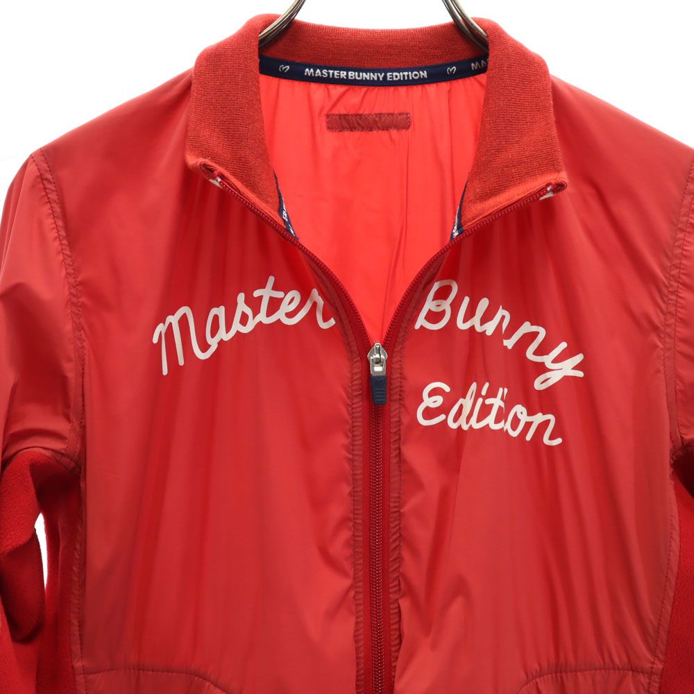 マスターバニーエディション ゴルフ ナイロンジャケット 0 赤 MASTER