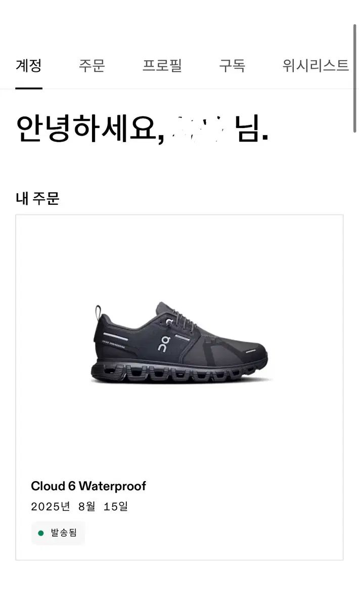 単ランニング クラウド 6 ウォーターProof