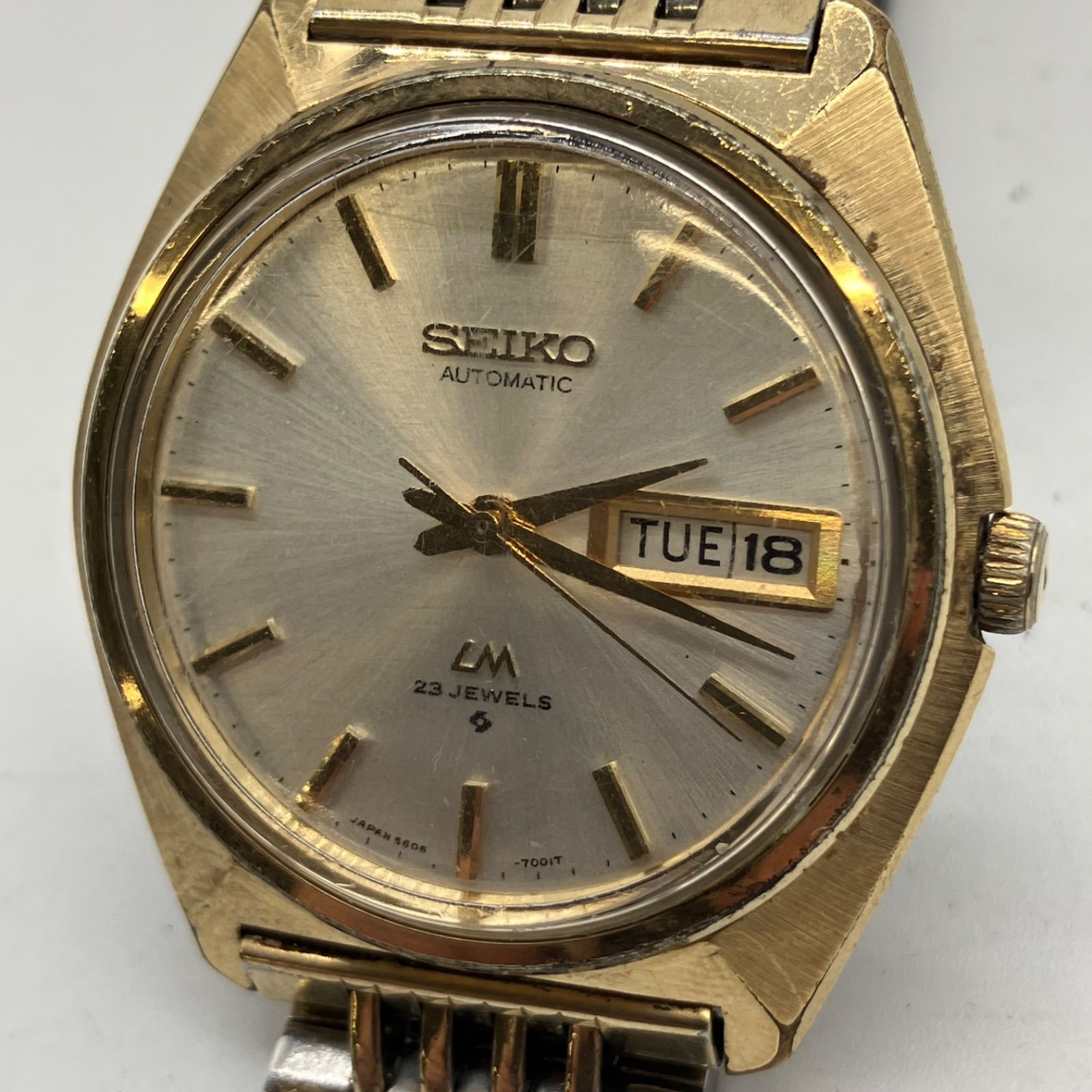 SEIKO DOLCE 3M22−0A70 18kt 時計 1円 セイコー ドルチェ チタン×18KT SEIKO DOLCE 3M22−0A70 18kt 時計 1円 セイコー ドルチェ チタン×18KT