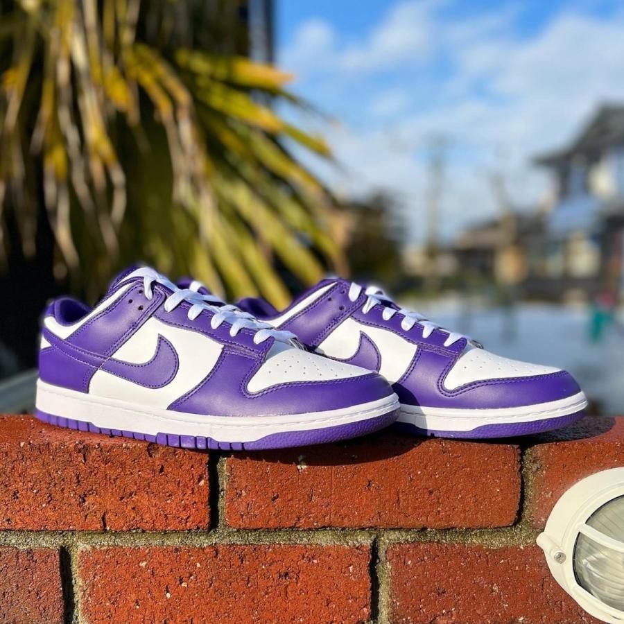 ナイキ DUNK LOW COURT PURPLE COURT PURPLE DD1391-104 ダンクローコートパープルスニーカー メンズ 24.5cm