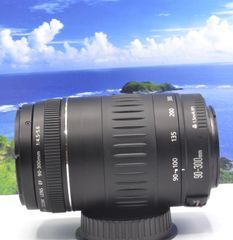 想い出を望遠で！Canon Zoom LENS EF90-300mm F4.5-5.6  イベントに大活躍 ！キヤノン 望遠レンズ Zoom LENS 交換レンズ 一眼カメラ EOS Kiss レンズフード