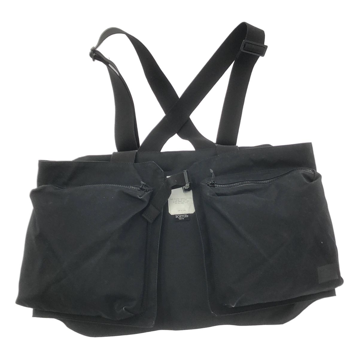 Vainl Archive | ヴァイナルアーカイブ | ×PORTER | CHEST BAG チェストバッグ | ブラック | メンズ