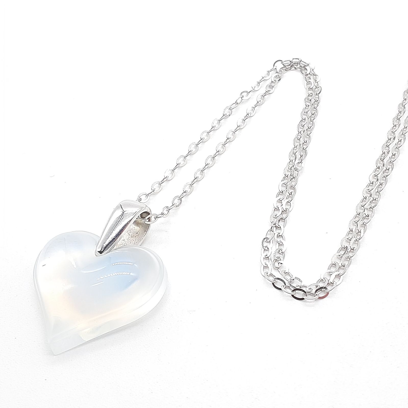LALIQUE ラリック ネックレス アムールボークー オパルセント
