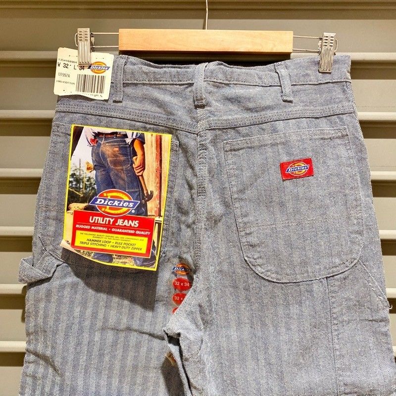 デッドストック W36 ディッキーズ ペインターパンツ ヘリンボーン