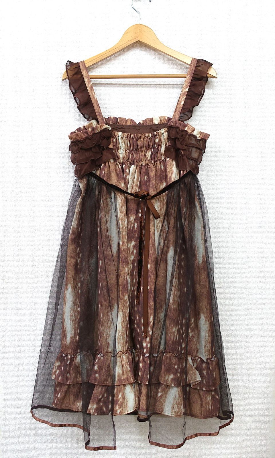 エミリーテンプルキュートバンビ黒ジャンパースカート鹿トランプEmily Temple Cute emily temple cute Fawn Fur ジャンパースカートSP