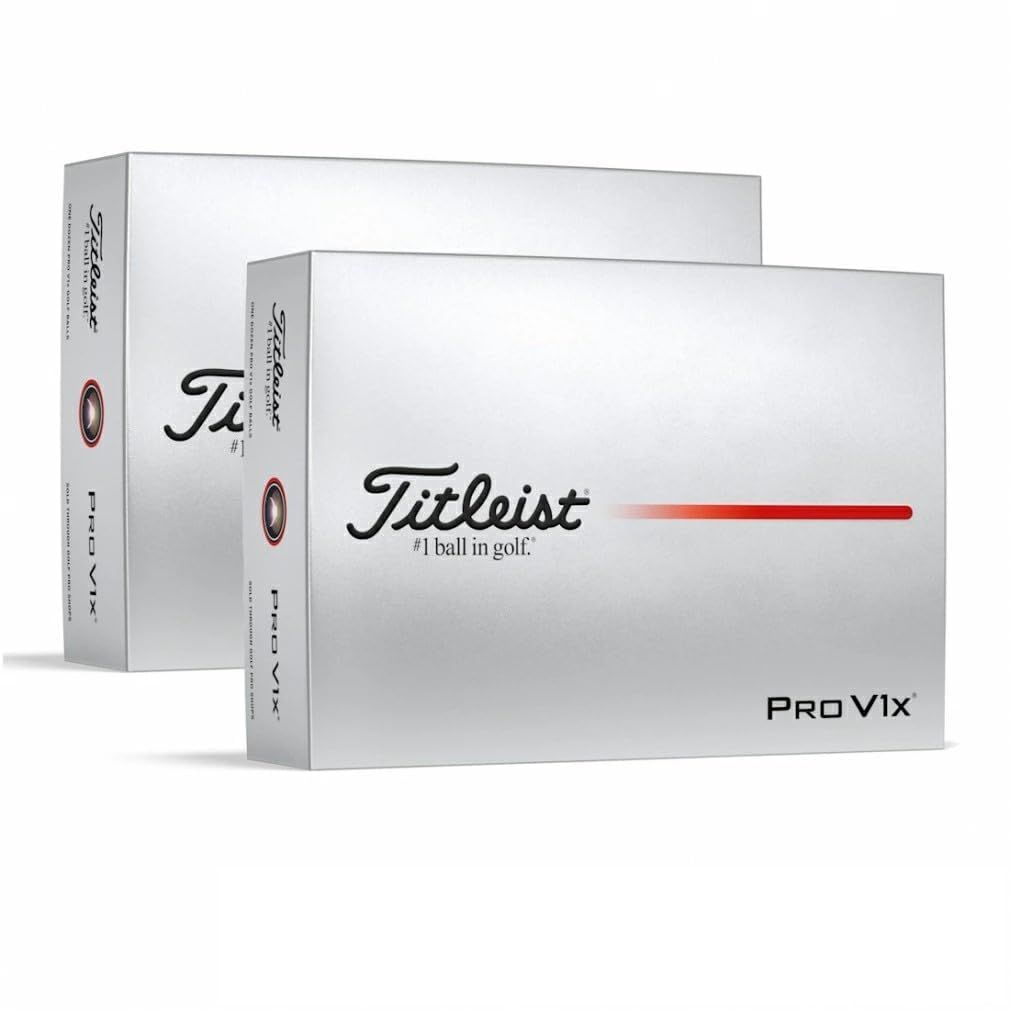 タイトリスト PRO V1x 2025 ローナンバー ホワイト 2ダースセット 24球