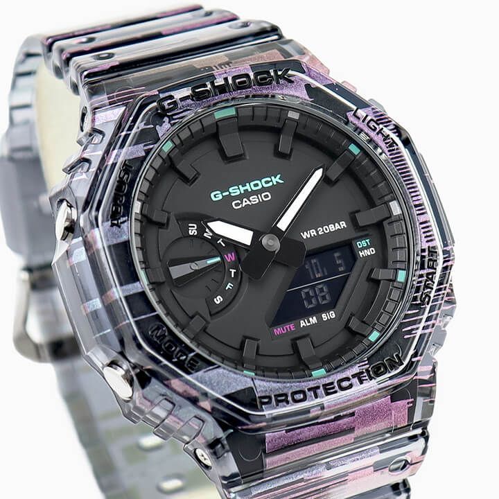 CASIO Gショック GA-2100NN-1A 海外モデル メンズ 腕時計 2100 カシオーク g-shock ジーショック カシオ 八角形 アナログ デジタル スケルトン