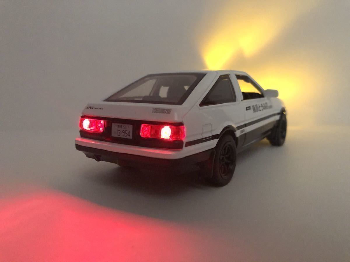 トヨタ トレノ AE86 1/28 モデルカー ミニカー ダイキャストカー 京商 オートアート トミカ 頭文字D イニシャルD 藤原とうふ店 -  メルカリ