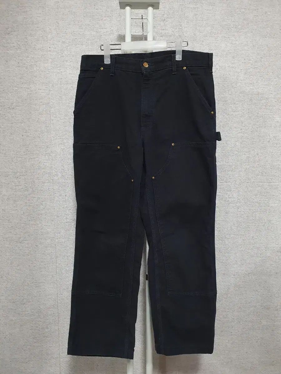Carhartt カーハート B01 ダブルニー カーペンター パンツ BLK 33x32
