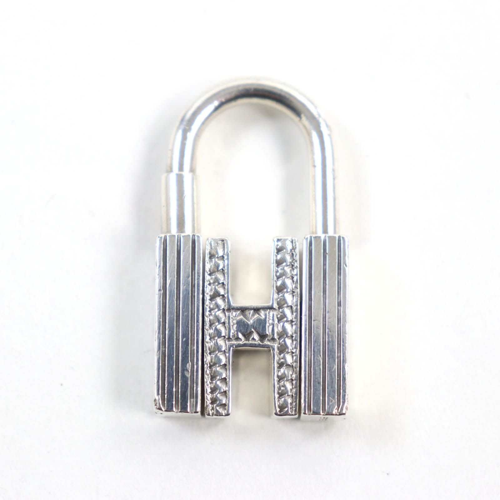 HERMES エルメス トゥアレグ カデナ 南京錠 SILVER 925 箱付き 良品 