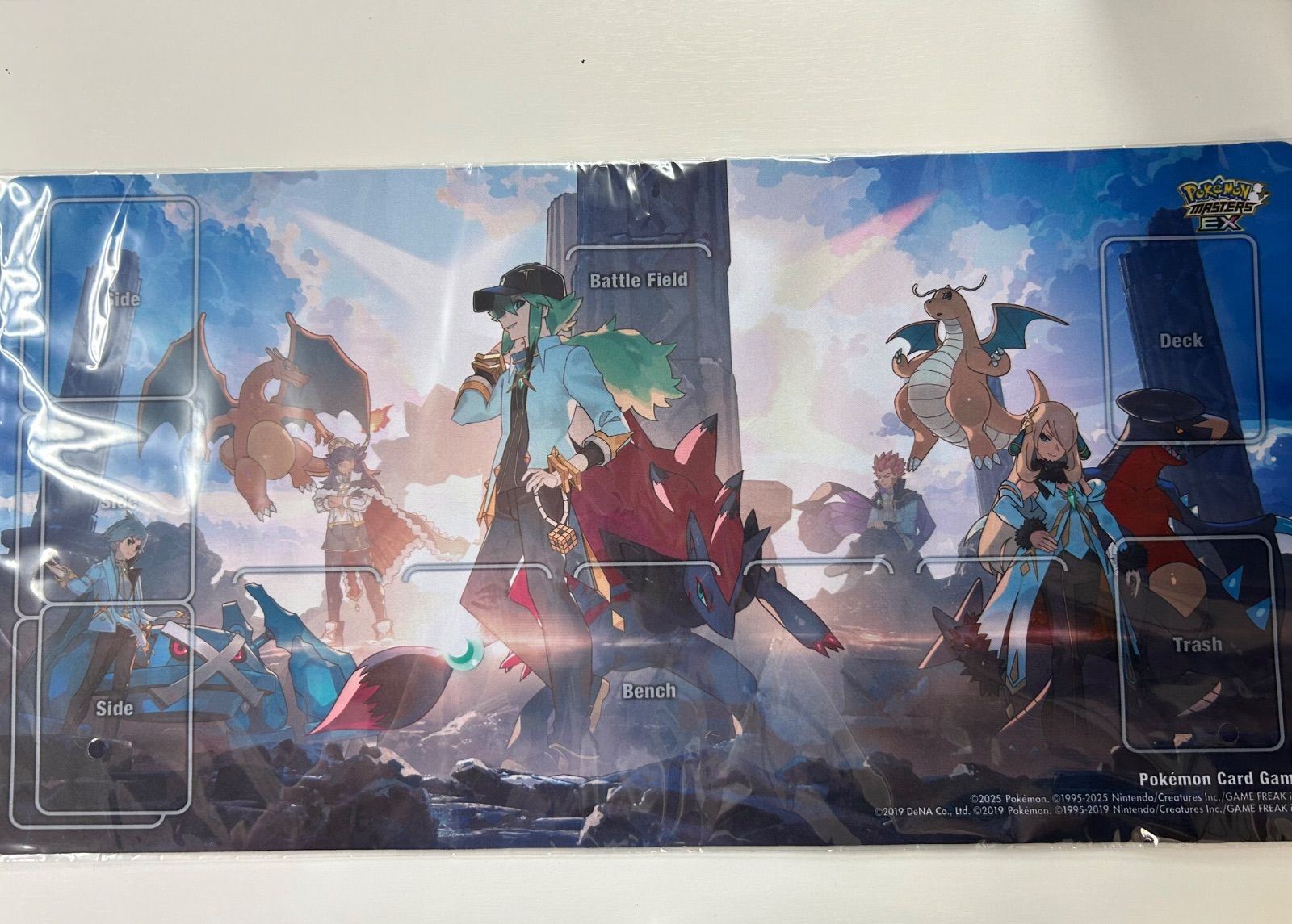 ポケモンカードゲーム アルコス覚醒者達 プレイマット ラバーマット 新品】ポケモンマスターズEX アルコス覚醒者たち プレイマット