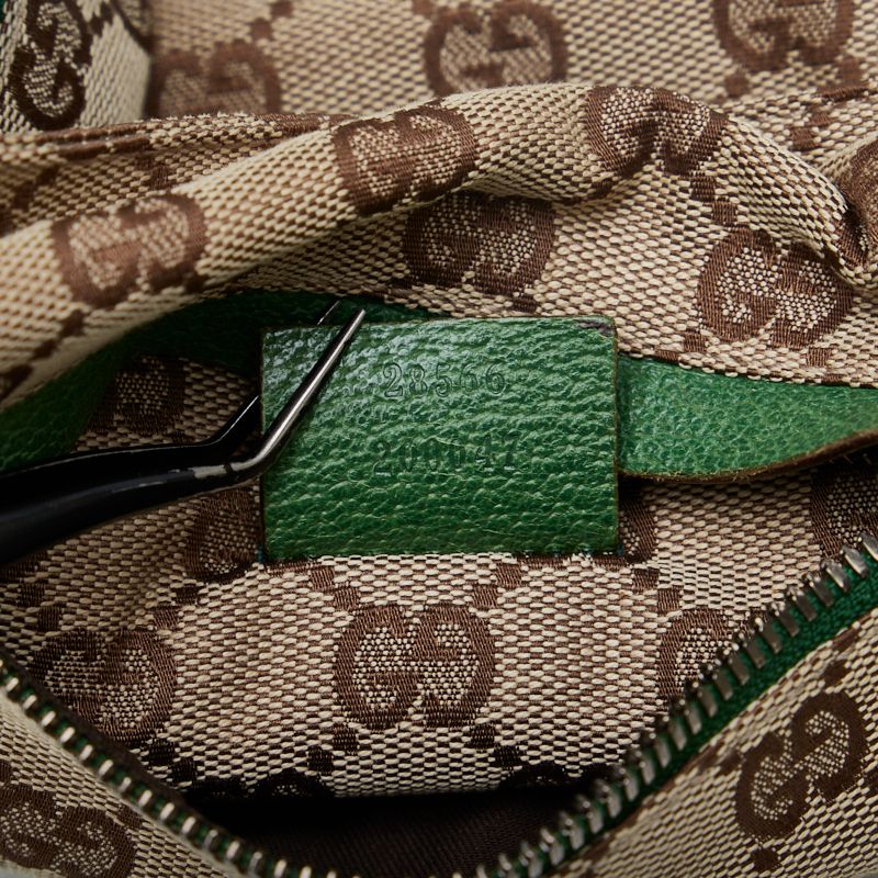 グッチ GGキャンバス シェリーライン ボディバッグ ウエストバッグ