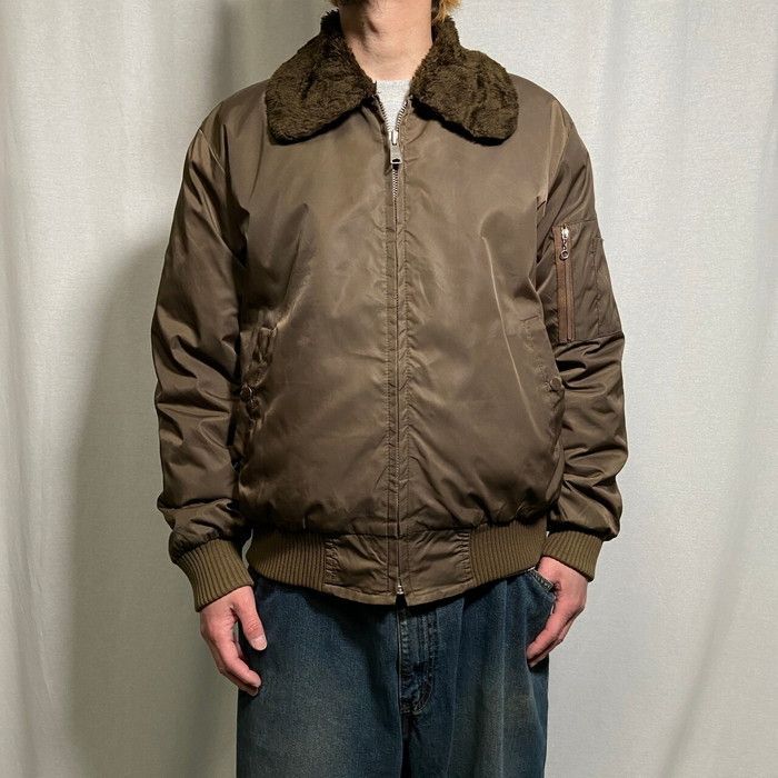 70sシアーズB-15ボアミリタリーフライトジャケットミッションディストリクト 古着 70年代 シアーズ Sears WORK LEISURE B-15タイプ