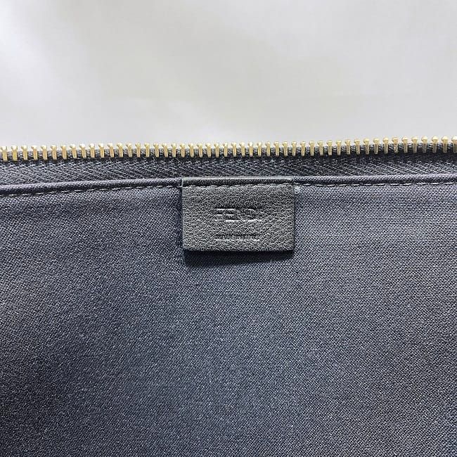 フェンディ クラッチバッグ ブラック モンスター 8M0363 美品 レザー