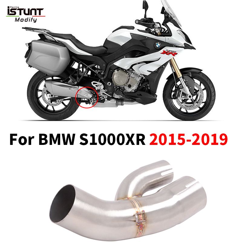 BMW S1000XR S1000 XR S1000RR 2015 - 2019 バイク 二輪排気システム エスケープモディファイドモトマフラーミドルリンクパイプ