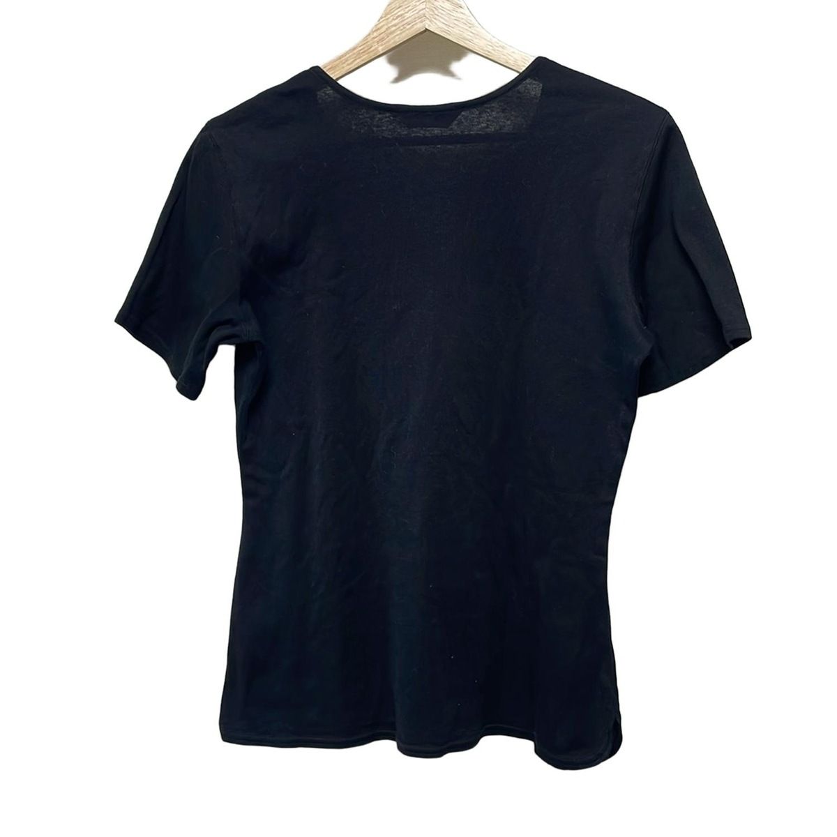 伊太利屋 - 伊太利屋/GKITALIYA(イタリヤ) 半袖Tシャツ サイズ11 M レディース - ライトグリーン×ブラウン×マルチ クルーネック/トラ/ラインストーン/肩パッド 伊太利屋 - 伊太利屋/GKITALIYA(イタリヤ) 半袖Tシャツ サイズ11