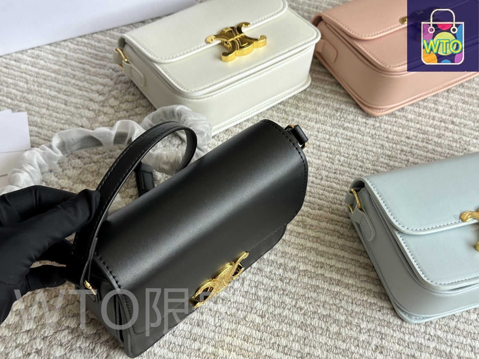 今日特価】Celine セリーヌ トリオンフ ボックスバッグ 実用性に