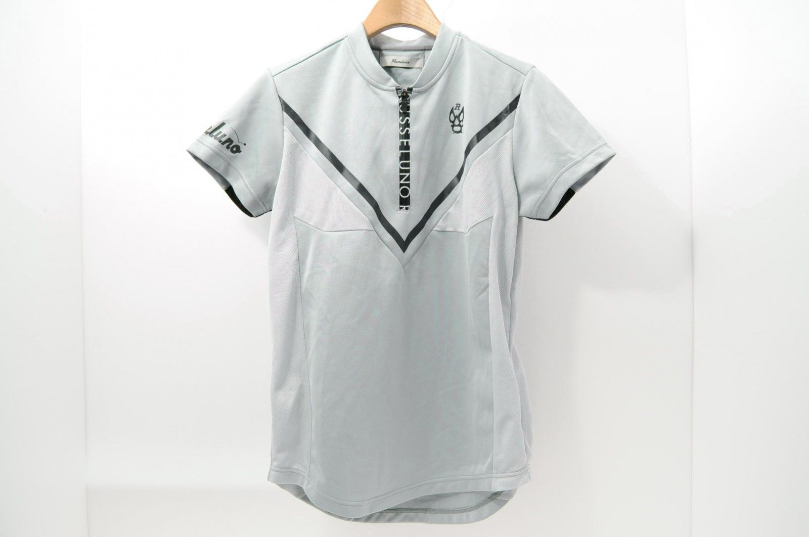 中古 メンズ ラッセルノ RUSSELUNO 半袖シャツ 4(M) グレー  ハーフジップ
