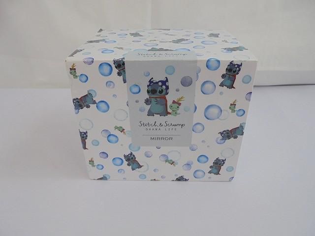 ディズニー スティッチ ミラー 置物 フィギュア