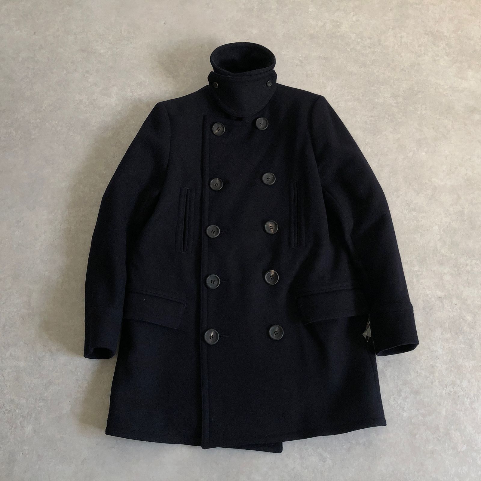 美品 THE RERACS RonHerman 別注高級メルトンウール MARINE NAVY