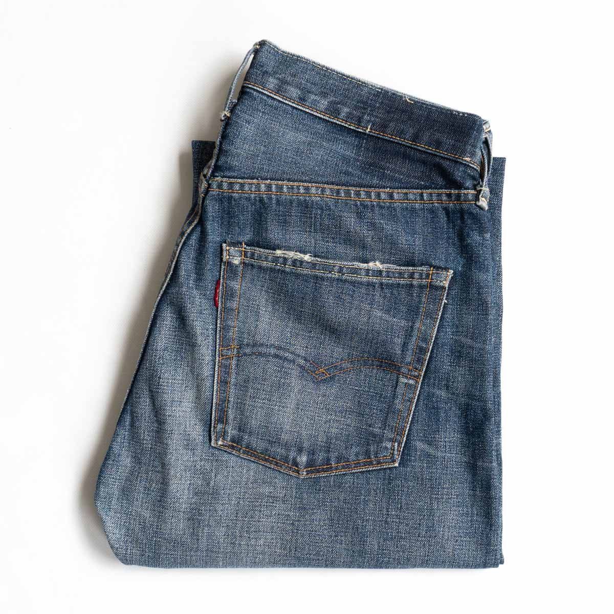 デニムカラーデザイン濃紺Levi's vintage clothing 501 501XX ダブル