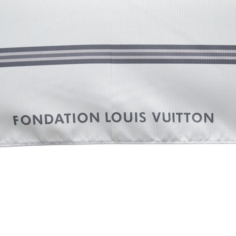 ルイ ヴィトン フォンダシオン 雨傘 折りたたみ傘 グレー マルチカラー  