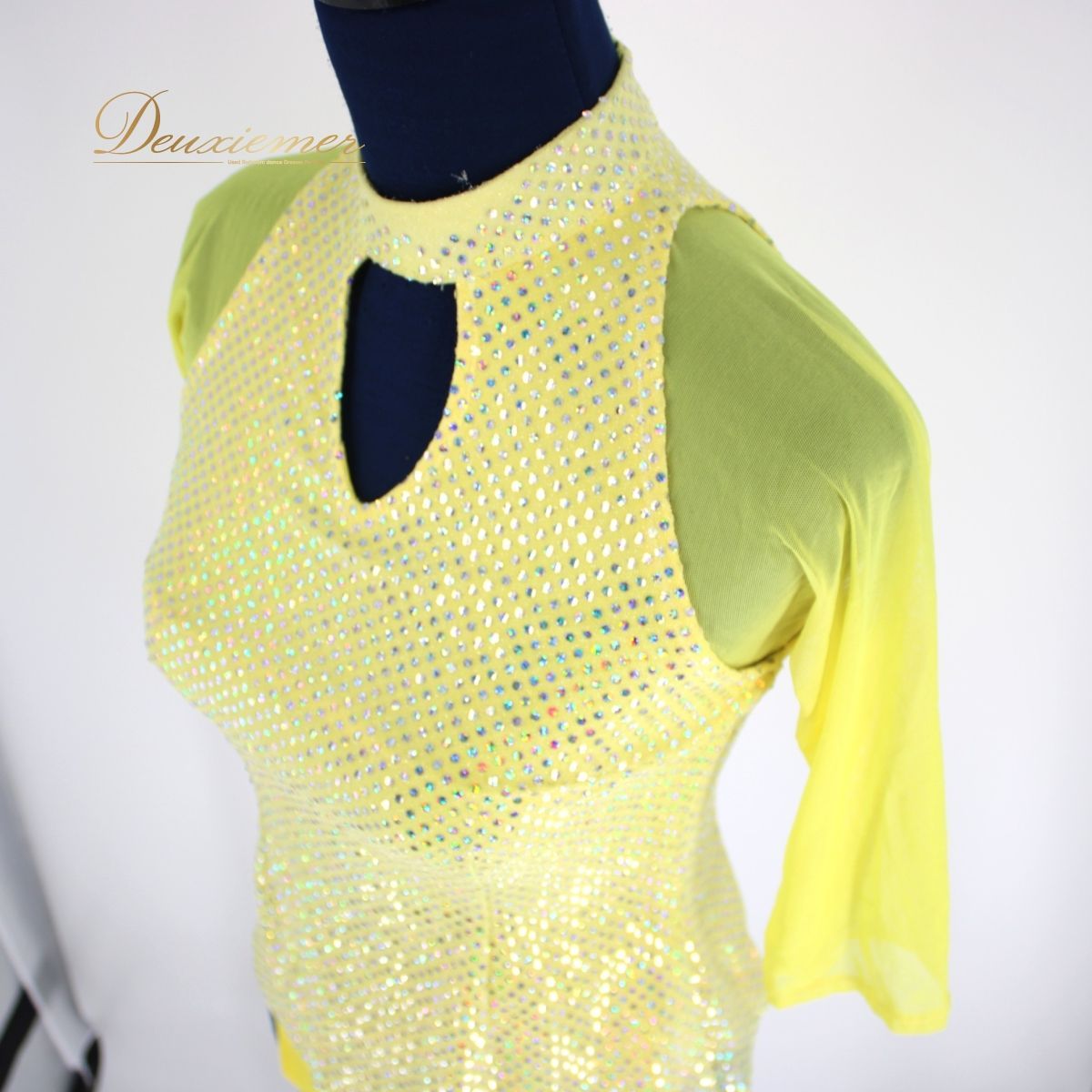 【美品 社交ダンス衣装】イエロー LATINO DANCE WEARS メンズ 美品 社交ダンス衣装】イエロー LATINO DANCE WEARS メンズ 社交