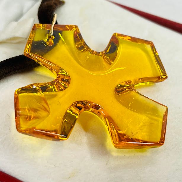 新品未使用 希少 バカラ オクシタン クロスネックレス バカラ