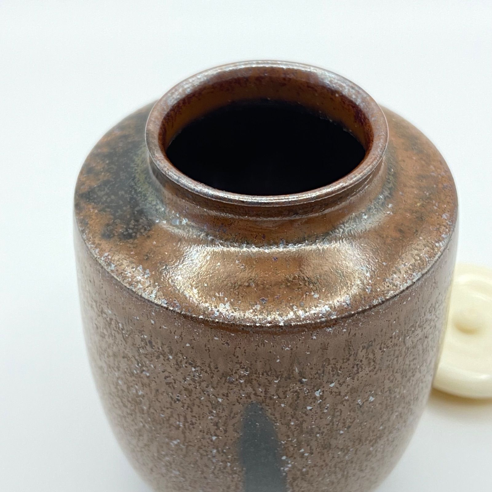 笹田有祥 茶入 肩衝茶入 美品 茶道具 お茶 共箱 伝統