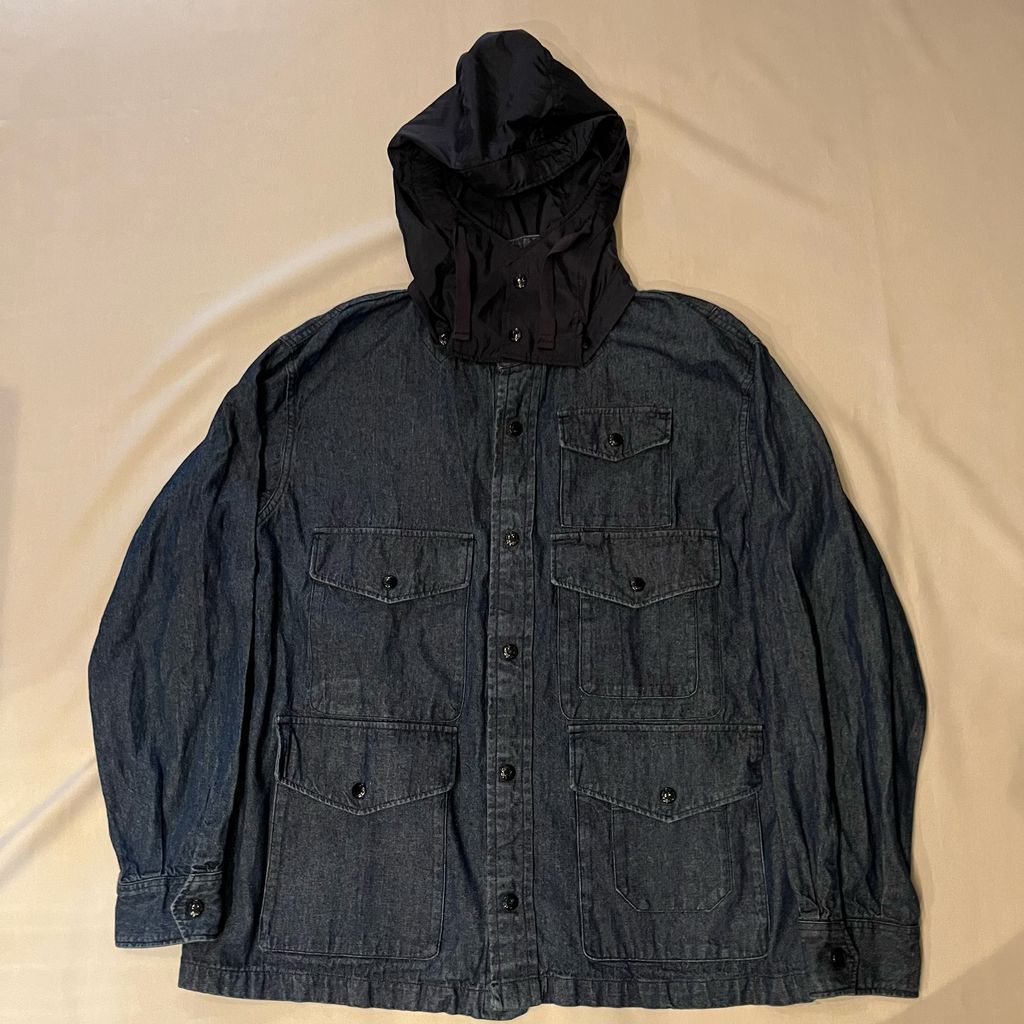 Engineered Garments エンジニアードガーメンツ Denim Mountain Parka デニムマウンテンパーカー インディゴ size L 代官山A05