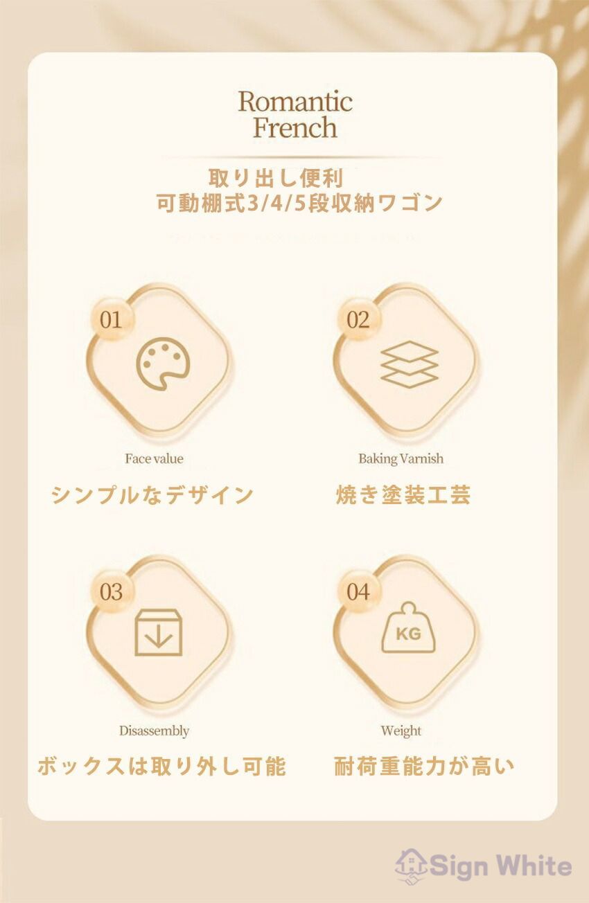 サイドワゴン キャスター付き